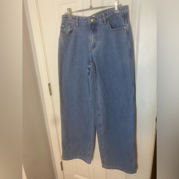 Princess Polly Wide Leg Denim Jeans - Picture 1 of 4